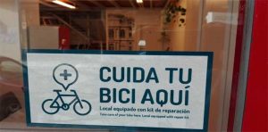 cuida tu bici aquí imagen