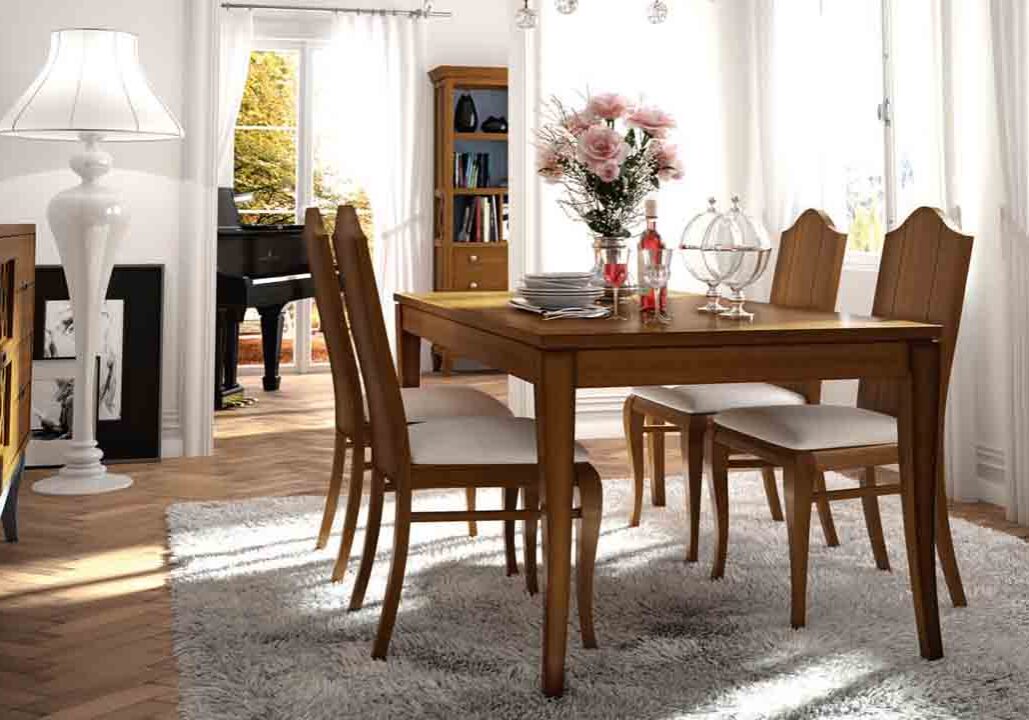 mesa comedor colonial