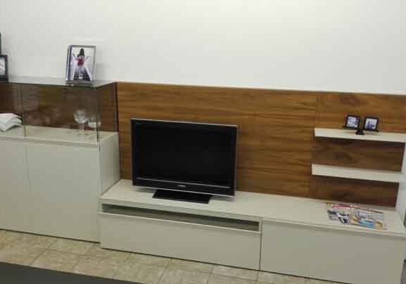 Libreria Chapa nogal y laca mate